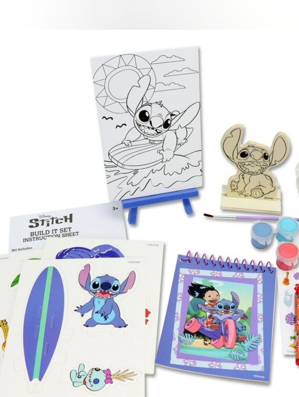 New Disney Stitch Creativity Art Tub Kit - Picture 3 of 11